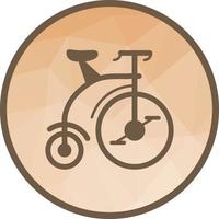 icono de fondo de bicicleta baja poli vector