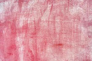 Pink crimson color light red paint on the concrete cement background empty blank, the old wall covered with crimson stucco, Concrete texture Empty Studio Background photo