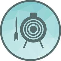 Dartboard Low Poly Background Icon vector