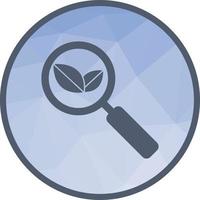 Organic Search Low Poly Background Icon vector
