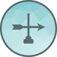 Directions Low Poly Background Icon vector