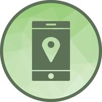 GPS Service Low Poly Background Icon vector