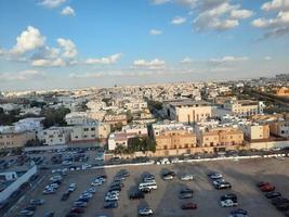 Beautiful daytime skyline of Jeddah city, the second largest city in Saudi Arabia. photo