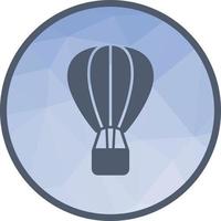 Balloon Low Poly Background Icon vector