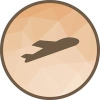 Flight Low Poly Background Icon vector