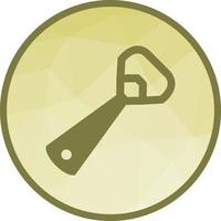 Bottle Opener Low Poly Background Icon vector