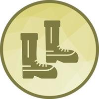 Boots Low Poly Background Icon vector