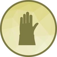 Gloves Low Poly Background Icon vector