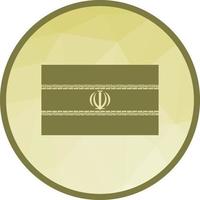 Iran Low Poly Background Icon vector