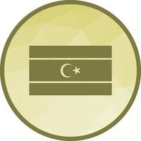 Libya Low Poly Background Icon vector