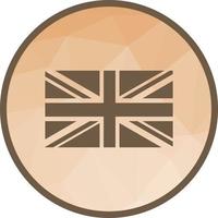 United Kingdom Low Poly Background Icon vector