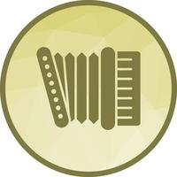 Accordion Low Poly Background Icon vector