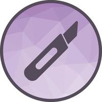 Scalpel Low Poly Background Icon vector