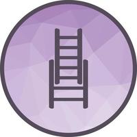 Ladders Low Poly Background Icon vector