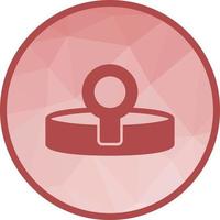 Headlamp Low Poly Background Icon vector