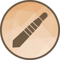 Scalpel Handle Low Poly Background Icon vector