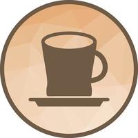 Espresso Low Poly Background Icon vector