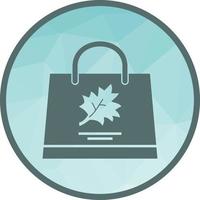 Thanksgiving Shopping Low Poly Background Icon vector