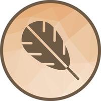 Feather Low Poly Background Icon vector