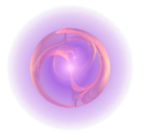 Purper roze ronde geïsoleerd element zonder achtergrond, kleur grafisch png