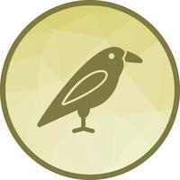 Bird Low Poly Background Icon vector