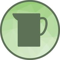 Milk Jug Low Poly Background Icon vector