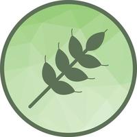 Wheat Low Poly Background Icon vector