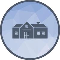 Family Home Low Poly Background Icon vector