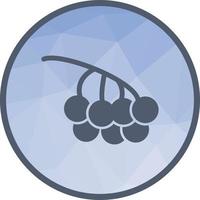 Berries Low Poly Background Icon vector