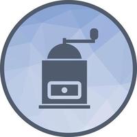 Coffee Grinder Low Poly Background Icon vector