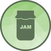Jam Bottle Low Poly Background Icon vector
