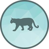 Tiger Low Poly Background Icon vector
