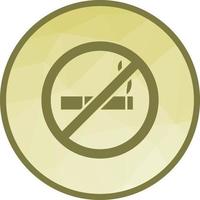 No Smoking Low Poly Background Icon vector