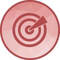 Targets Low Poly Background Icon vector