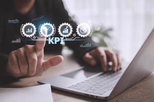 KPI Key Performance Indicator Business Internet Technology Concept. photo
