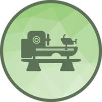 Machine Low Poly Background Icon vector