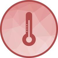 Temperature Check Low Poly Background Icon vector