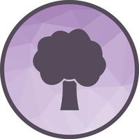 Tree Low Poly Background Icon vector