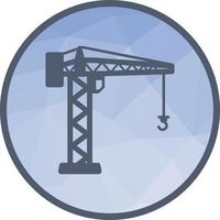 Crane II Low Poly Background Icon vector