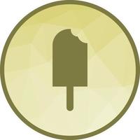 Ice lolly Low Poly Background Icon vector