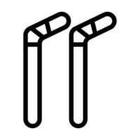 Straw Icon Design vector