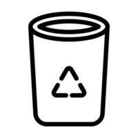 diseño de icono de papelera de reciclaje vector