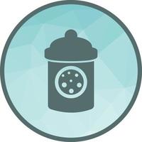 Cookie Jar Low Poly Background Icon vector