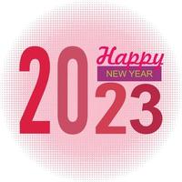 happy new year 2023 vector