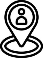 Current Location Icon Design vector