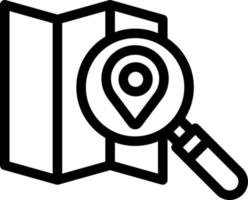 Search Map Icon Design vector