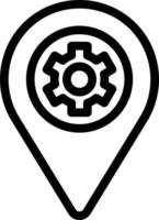 Work Destination Icon Design vector