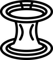Wormhole Icon Design vector