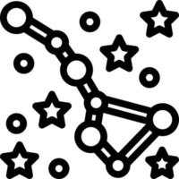 diseño de icono de constelación vector