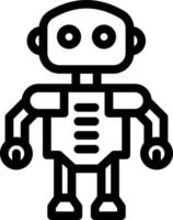 Intelligent Tactical Bot Icon Design vector